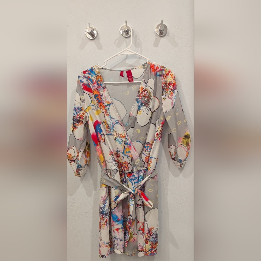 Colorful Floral Romper